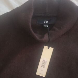 Banana Republic Men's Chocolate Turtleneck Sweater